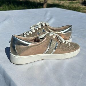 Gold and Silver MK Shoes size 8.5 in women